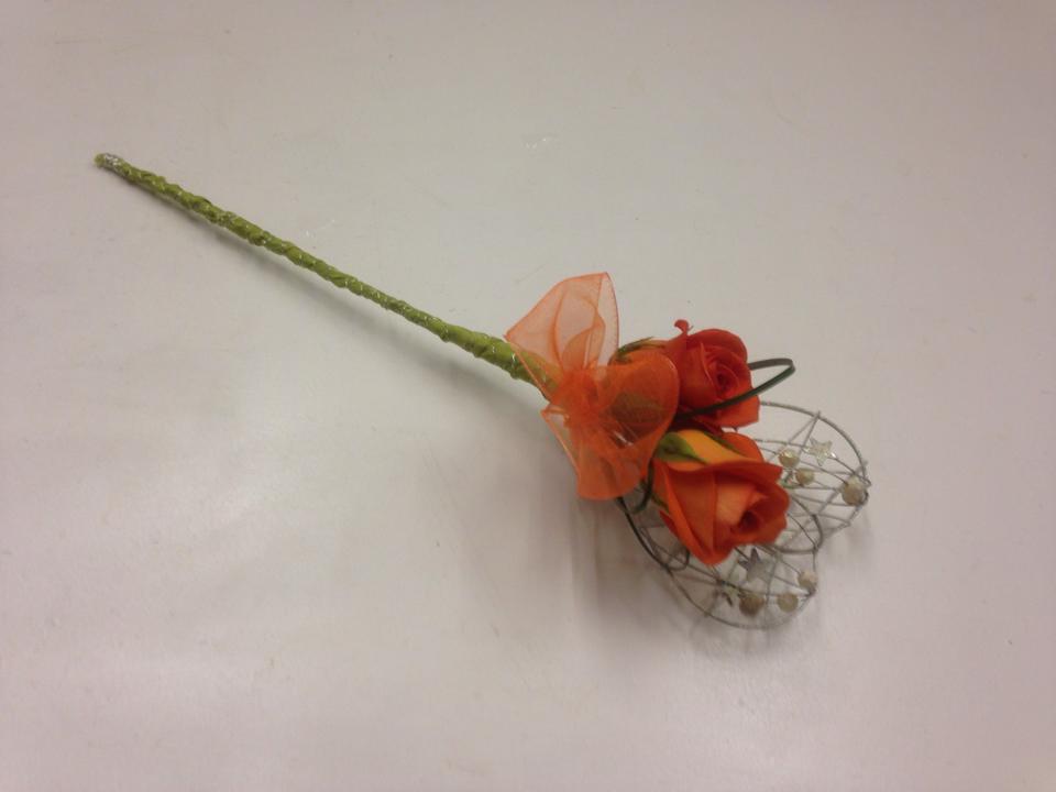 Accessories : orange rose wand Orangene wände